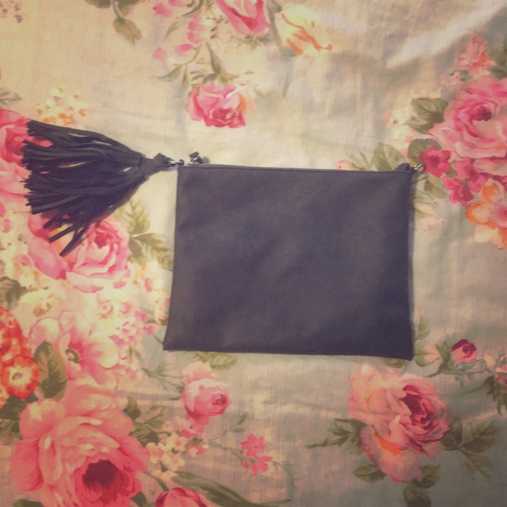 Grey handbag